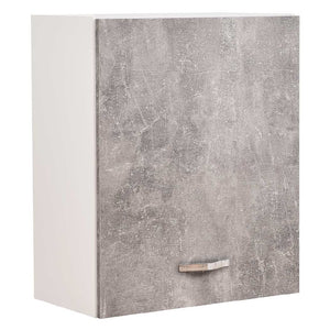 Mobile Cucina Pensile 1 Anta Componibile in Legno Colore Grigio 60x32 H72cm