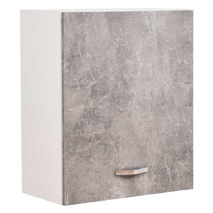 Mobile Cucina Pensile 1 Anta Componibile in Legno Colore Grigio 60x32 H72cm