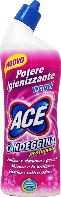 ACE WC GEL CON CANDEGGINA PROFUMATA IN FORMATO DA 700 ML