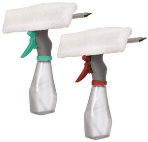 MAURY'S LAVAVETRI 3IN1 SPRUZZA PULISCE ASCIUGA CON SERBATOIO E PANNO MICROFIBRA