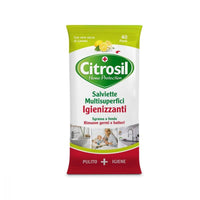 CITROSIL SALVIETTE IGIENIZZANTI MULTIUSO UMIDIFICATE LIMONE 40 PANNI