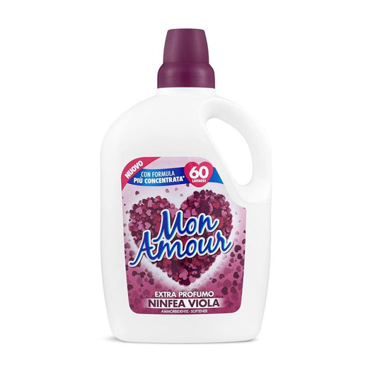 AMMORBIDENTE MON AMOUR 60 LAVAGGI CON FORMULA CONCENTRATA NINFEA VIOLA  3LT
