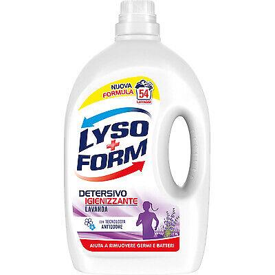 LYSOFORM LIQUIDO LAVATRICE 54 LAVAGGI LAVANDA