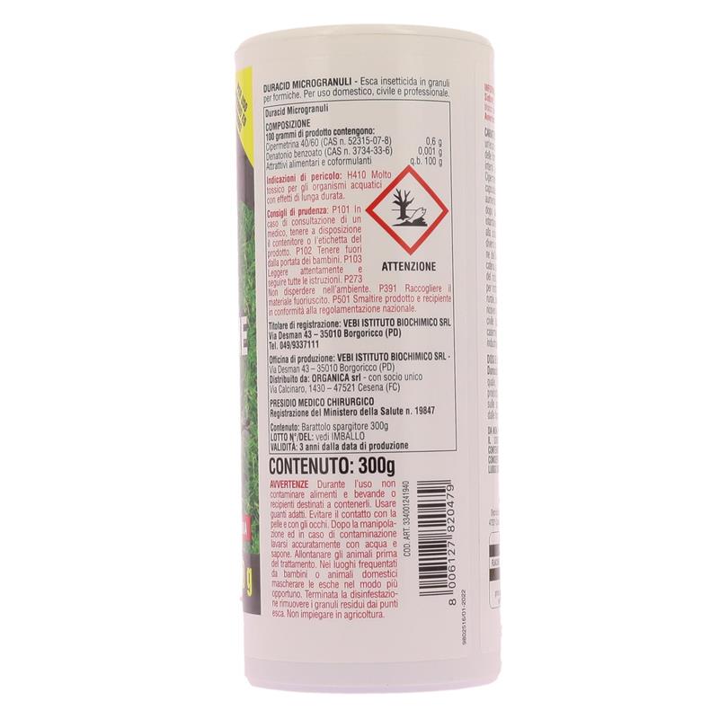 ESCA ANTIFORMICHE DURACID MICROGRANULI DA 300 GR