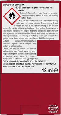 DEODORANTE PER AMBIENTE GLADE SENSE E SPRAY CON RICARICA 18 ML MELA E CANNELLA