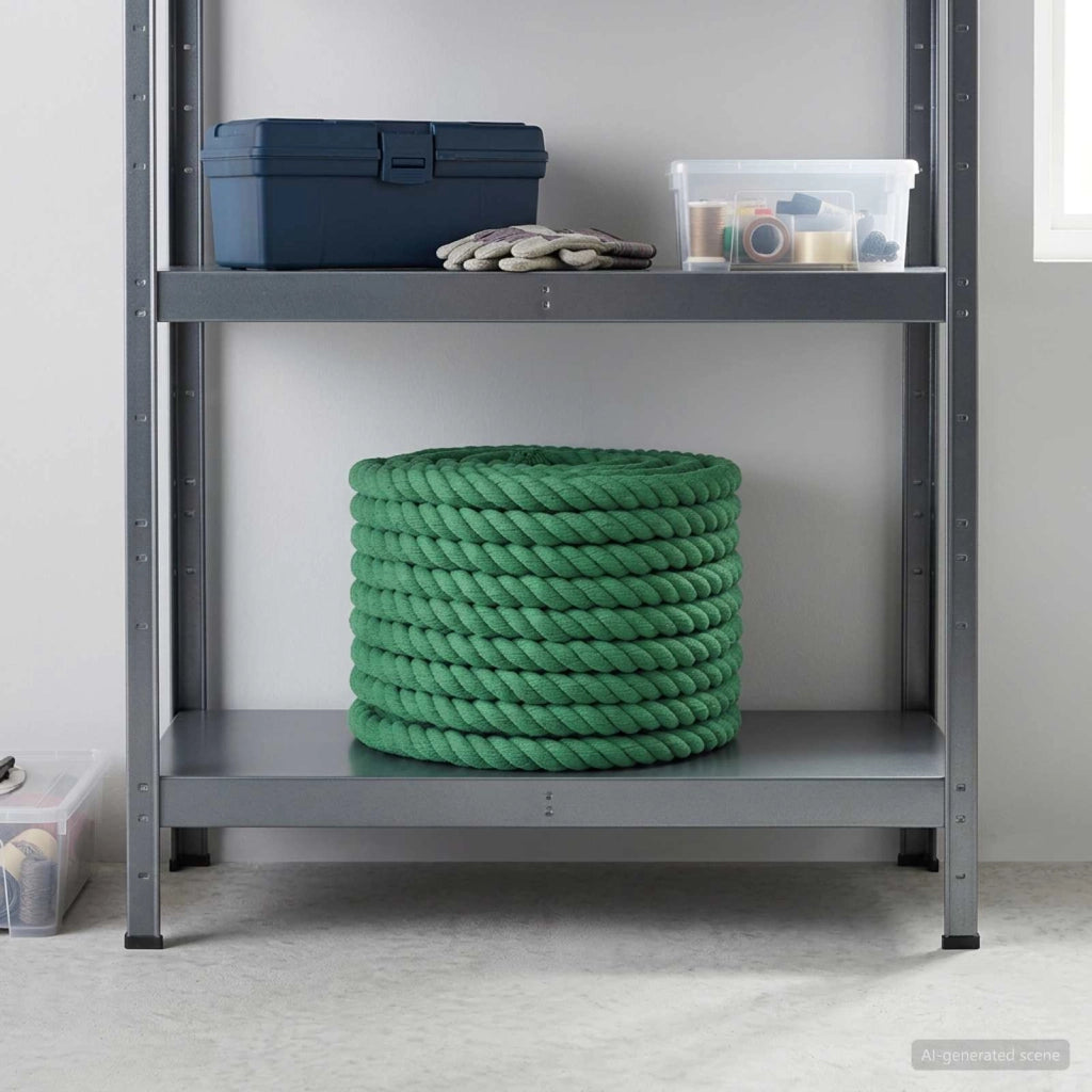 Corda di Cotone 16 mm 25 m Verde 100% Cotone 42011968