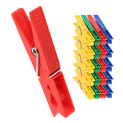 Mollette per bucato KADAX, ferma-panni, colorate, resistenti, 20 pezzi