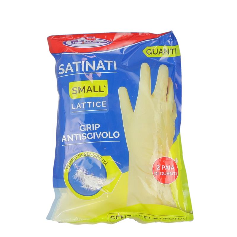 MAURY'S GUANTI IN LATTICE SATINATI 2 PAIA DA CUCINA TAGLIA S
