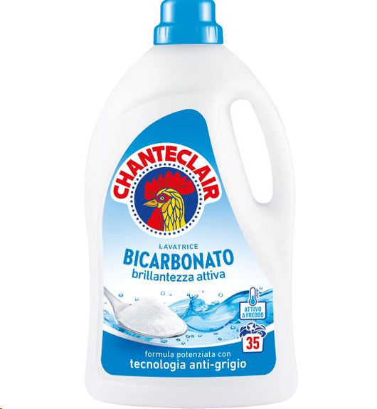 CHANTECLAIR LIQUIDO PER LAVATRICE  35 LAV CON BICARBONATO E BRILLANTEZZA ATTIVA