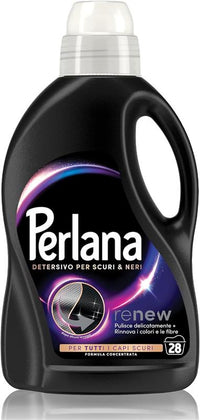 PERLANA DETERSIVO SCURI E NERI LIQUIDO PER TUTTI I CAPI SCURI PER FIBRE RINNOVATE 28 LAVAGGI