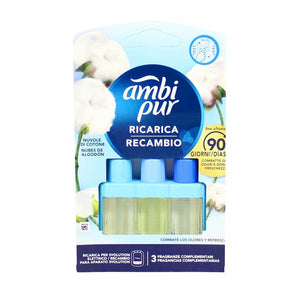 AMBIPUR 3 VOLUTION RICARICA NUVOLE DI COTONE 20 ML DURATA FINO A 90 GIORNI