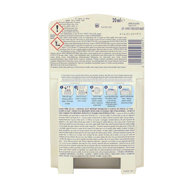 AMBIPUR 3 VOLUTION RICARICA NUVOLE DI COTONE 20 ML DURATA FINO A 90 GIORNI