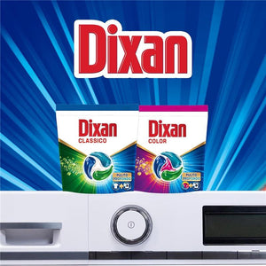 DIXAN DISCS 4 IN1 CLASSICO DETERSIVO LAVATRICE 28 LAVAGGI CAPSULE FRESCHEZZA IGIENICA PER LAVATRICE RIMUOVE LE MACCHIE DA 20°C