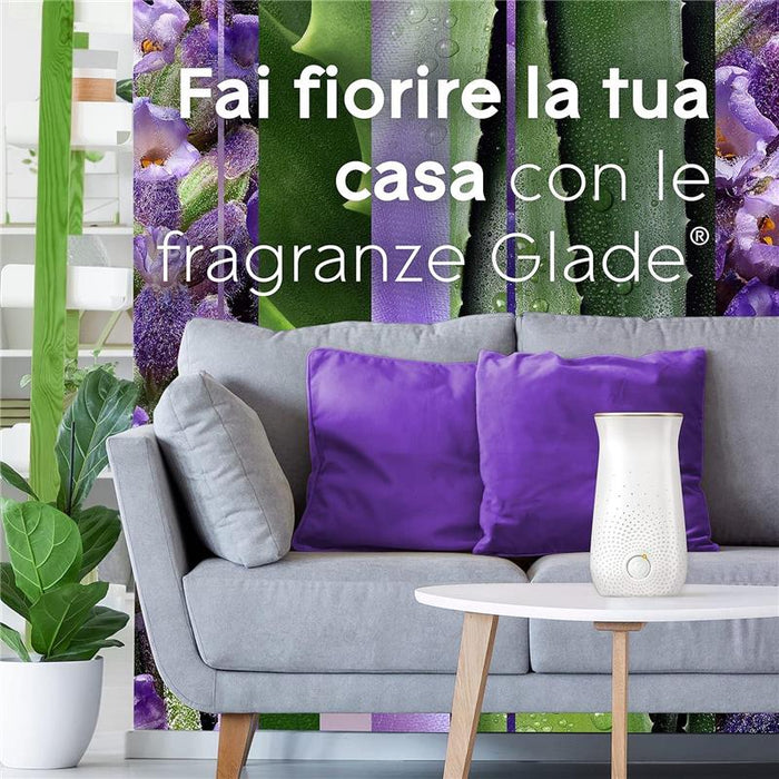 GLADE SENSE & SPRAY DEODORANTE PER AMBIENTI CON SENSORE DI MOVIMENTO FRAGRANZA LAVANDA 2 X 18 ML