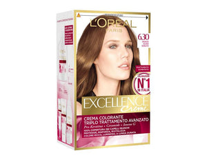 L'ORÉAL PARIS EXCELLENCE CREMA COLORANTE TRIPLO TRATTAMENTO AVANZATO 6.3 BIONDO SCURO DORATO