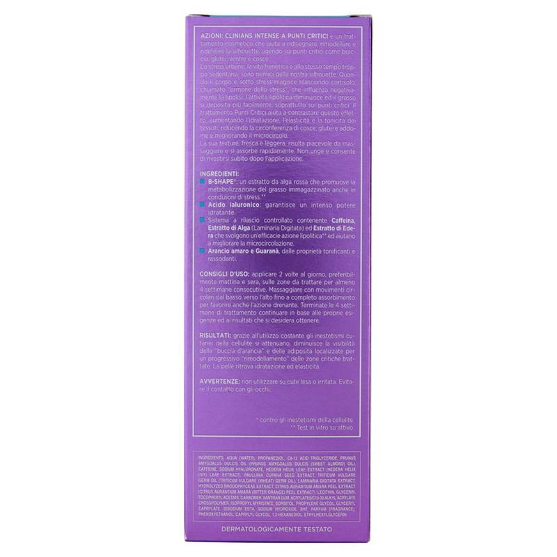 CLINIANS CREMA CORPO 250ML PUNTI CRITICI ANTICELLULITE