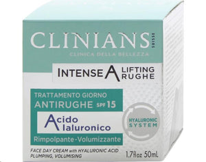 CLINIANS CREMA VISO 50 ML INTENSE ANTIRUGHE GIORNO CON ACIDO IALURONICO