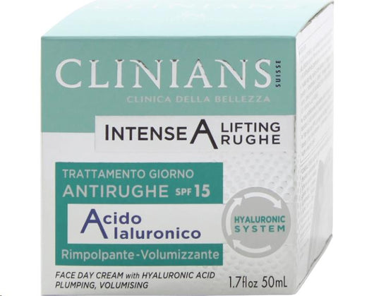 CLINIANS CREMA VISO 50 ML INTENSE ANTIRUGHE GIORNO CON ACIDO IALURONICO