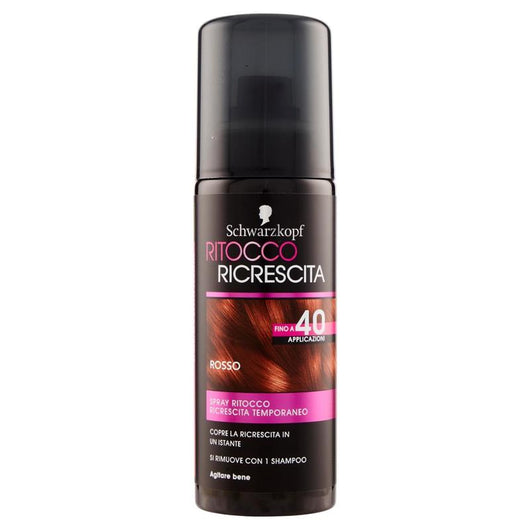 SCHWARZKOPF RITOCCO RICRESCITA SPRAY ROSSO 120 ML COPRE LA RICRESCITA IN UN ISTANTE