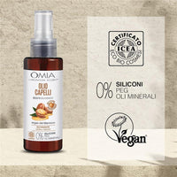 OMIA OLIO CAPELLI ECO BIO CON ARGAN DEL MAROCCO PER CAPELLI SECCHI SPENTI E FRAGILI RISTRUTTURANTE SENZA SILICONI 100 ML