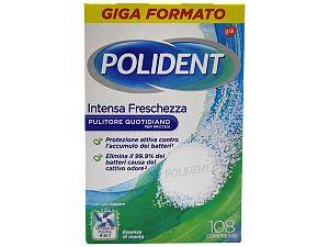 POLIDENT COMPRESSE INTENZA FRESCHEZZA MENTA CONFEZIONE DA 108 PEZZI