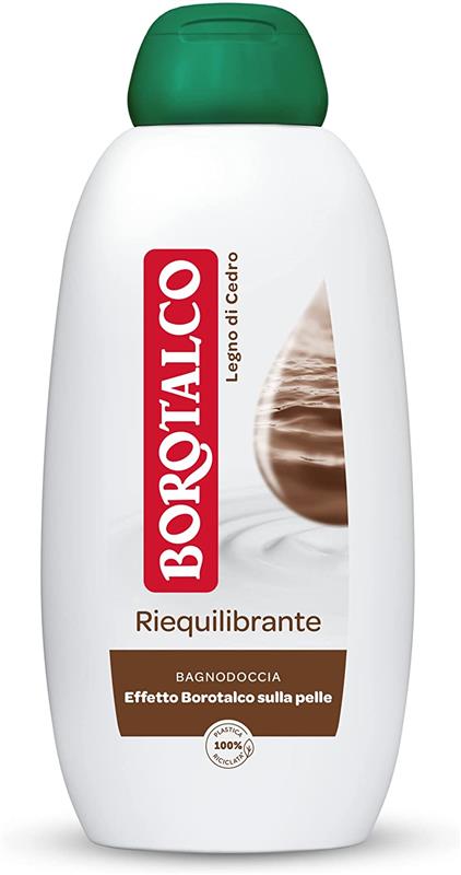 BOROTALCO BAGNODOCCIA RIEQUILIBRANTE AL LEGNO DI CEDRO IN FORMATO DA 600 ML