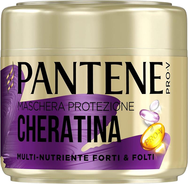 PANTENE PRO-V MASCHERA MULTI-NUTRIENTE PROTEZIONE CHERATINA PER CAPELLI DEBOLI DANNEGGIATI 300 ML