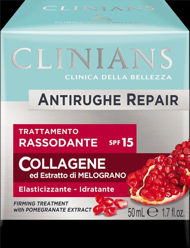 CLINIANS CREMA VISO ANTIRUGHE REPAIR RASSODANTE COLLAGENE 50ML