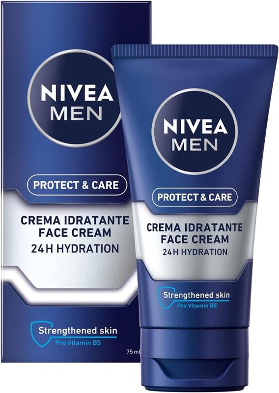 NIVEA MEN PROTECT & CARE CREMA IDRATANTE UOMO IDRATA E PROTEGGE LA PELLE 75 ML