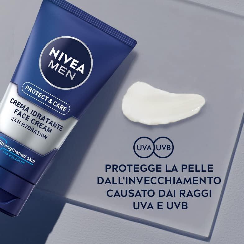 NIVEA MEN PROTECT & CARE CREMA IDRATANTE UOMO IDRATA E PROTEGGE LA PELLE 75 ML