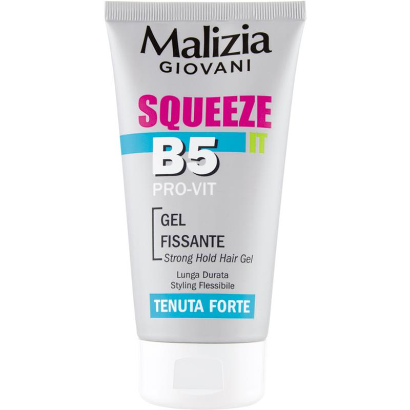 MALIZIA GIOVANI GEL FISSANTE LUNGA DURATE TENUTA FORTE SQUEEZE-IT B5 PRO-VIT 150 ML