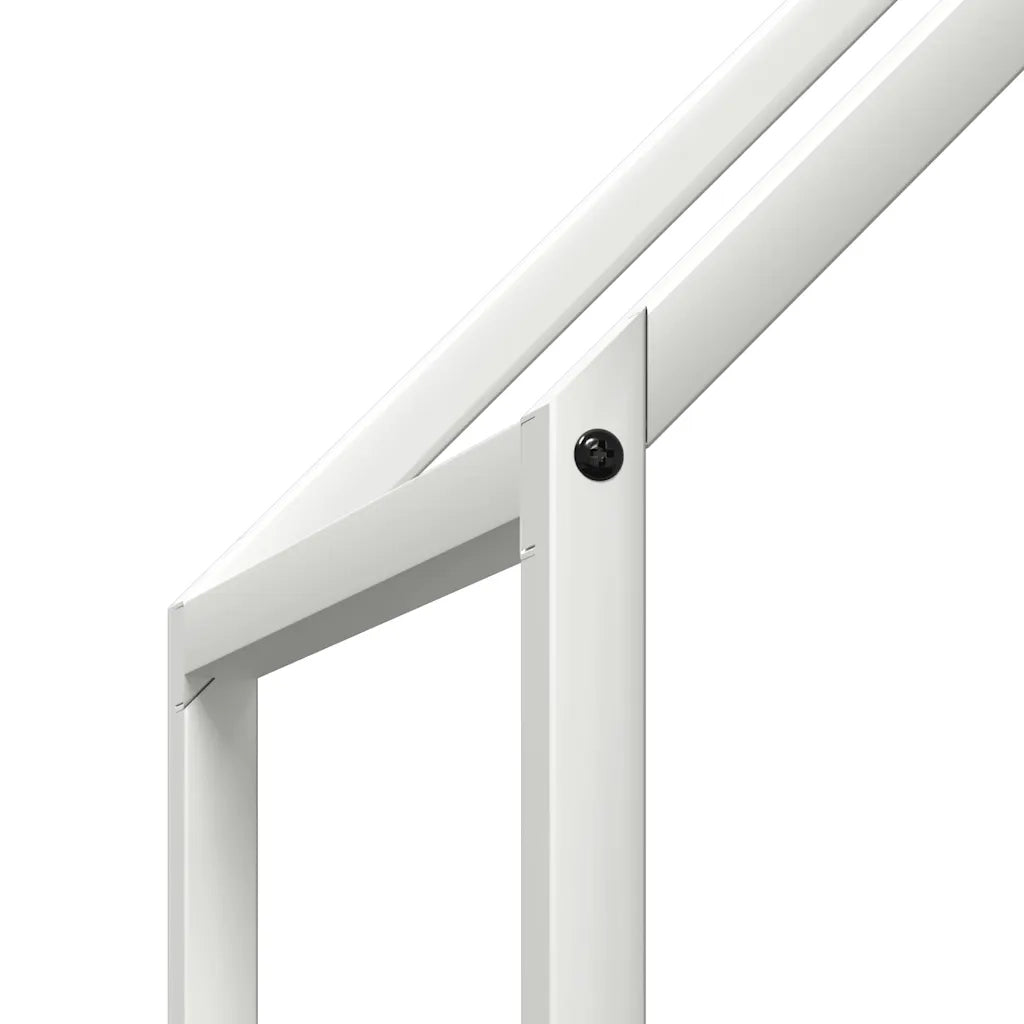 Rastrelliera per Legna da Ardere Bianca 60x25x60 cm CFW9012674