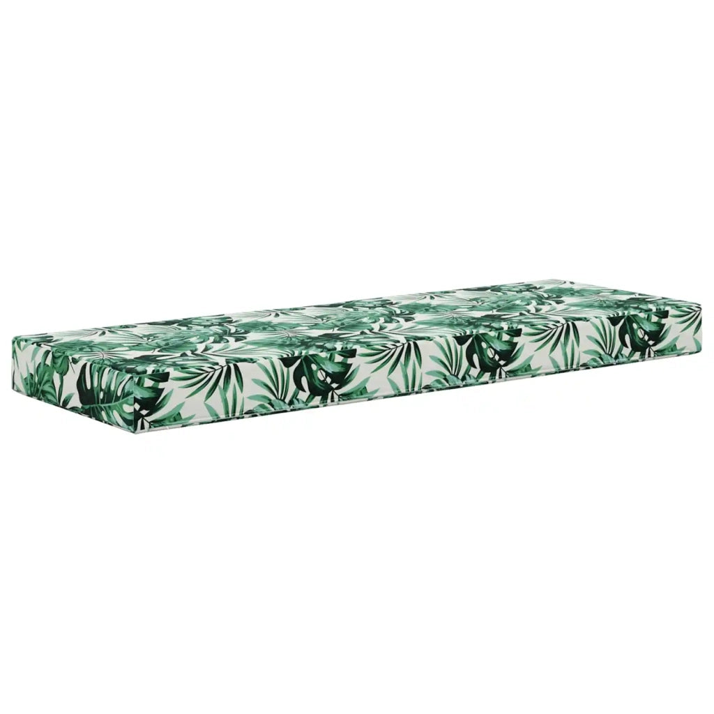 Cuscino da Sedia Esterno Fogli tropicali 111,5 x 40 x 8 cm