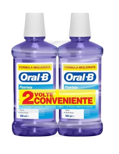 ORAL B COLLUTORIO 500ML BIPACCO FLUORINSE