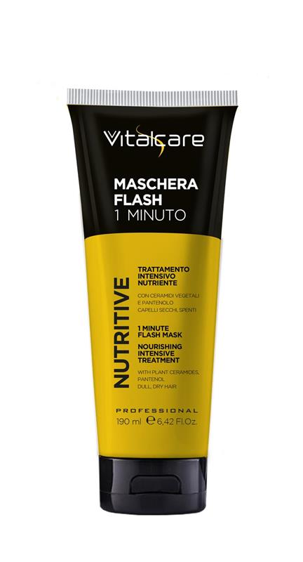 VITALCARE MASCHERA FLASH 1 MINUTO ACTION KERATIN 190ML TRATTAMENTO NUTRIENTE