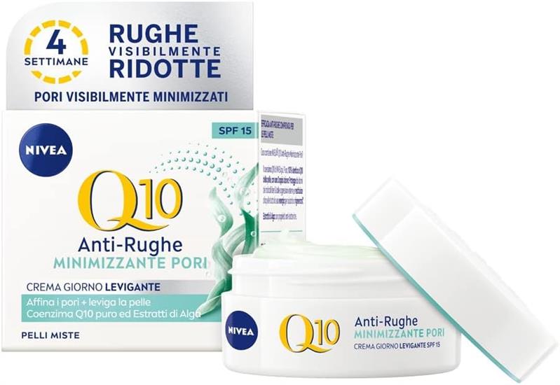 NIVEA Q10 POWER ANTIRUGHE CREMA GIORNO VISO SPF 15 PER PELLI MISTE 50 ML
