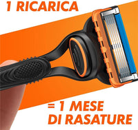 GILLETTE FUSION5 LAMETTE DI RICAMBIO PER RASOIO DA UOMO 4 LAMETTE PER UNA RASATURA PERFETTA