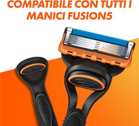 GILLETTE FUSION5 LAMETTE DI RICAMBIO PER RASOIO DA UOMO 4 LAMETTE PER UNA RASATURA PERFETTA