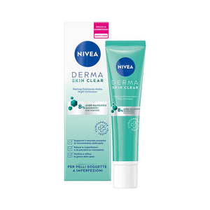 NIVEA SCRUB PEELIN SKIN CLEAR 40ML ESFOLIANTE NOTTE PER PELLI CON IMPERFEZIONI