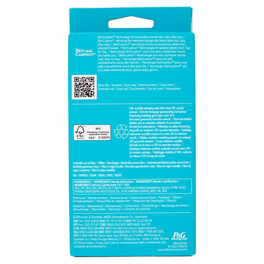 GILLETTE VENUS RASOIO DONNA SMOOTH A 3 LAME, 1 MANICO + 2 LAMETTE DONNA