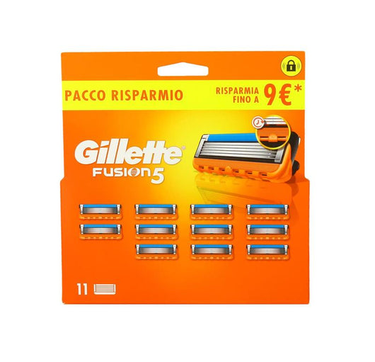 GILLETTE RICAMBI RASOIO FUSION 5 LAME HUMMER 11 PEZZI
