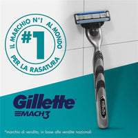 GILLETTE MACH3 LAMETTE DI RICAMBIO PER RASOIO DA UOMO RASOI A 3 LAME RICAMBIO PER RASOIO PIÙ FORTI DELL’ACCIAIO