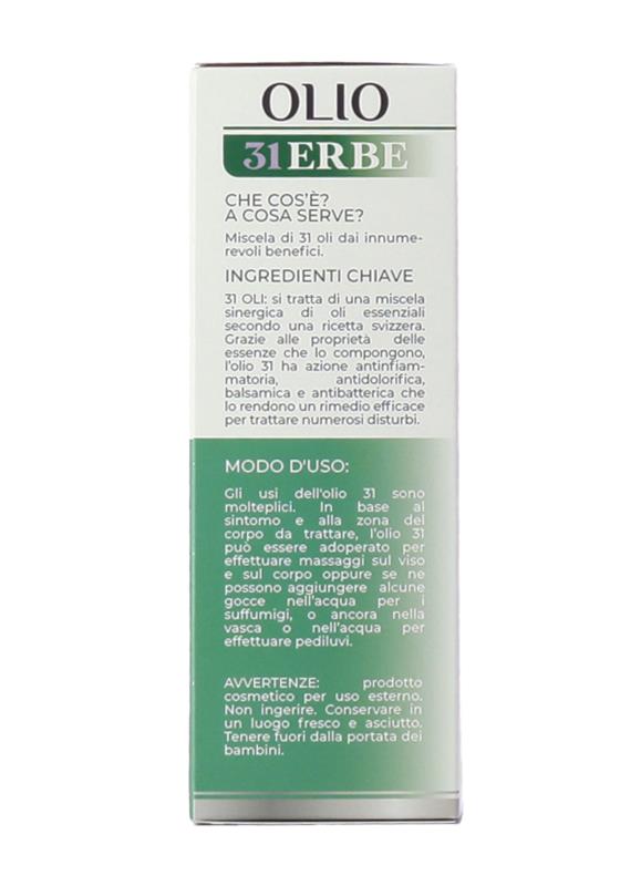 SETABLU OLIO 31 ERBE 100 ML SOLLIEVO IMMEDIATO PERSONAL CARE