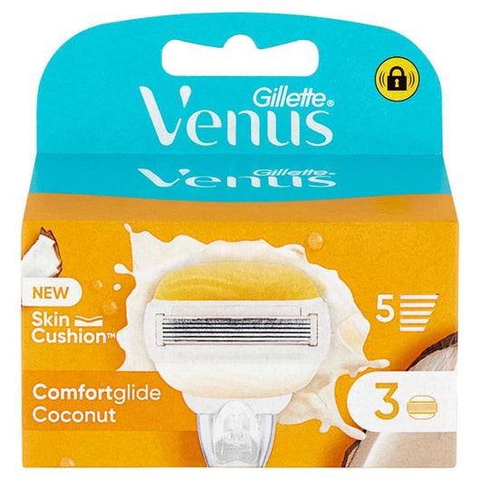 GILLETTE VENUS LAMETTE RASOI DONNA COMFORGLIDE A 5 LAME CONFEZIONE DA 3 PEZZI