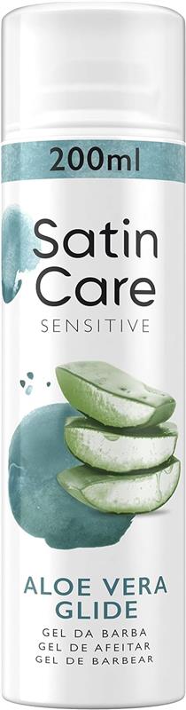 GILLETTE SATIN CARE GEL DEPILATORIO DA DONNA 200 ML SENSITIVE CON ALOE VERA