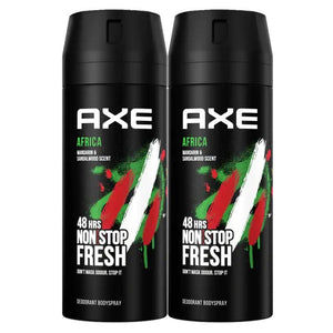 AXE DEODORANTE SPRAY FRAGRANZA AFRICA CONFEZIONE DOPPIA (2X 150 ML)