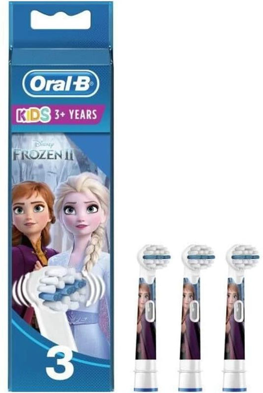 ORAL B TRE TESTINE DI RICAMBIO KIDS FROZEN EXTRA PER SPAZZOLINO ELETTRICO  S