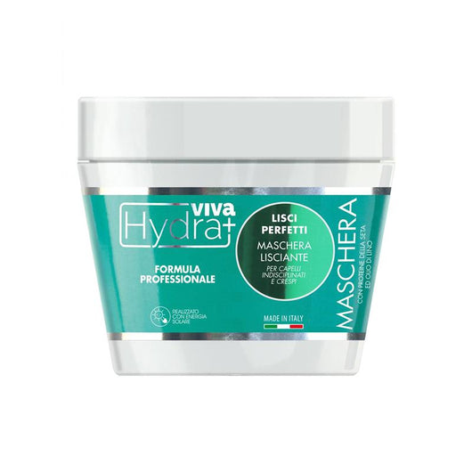 HYDRA VIVA MASCHERA LISCIANTE PER CAPELLI INDISCIPLINATI E CRESPI CON PROTEINE DELLA SETA ED OLIO DI LINO 500 ML