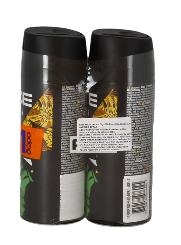 AXE DEO SPRAY BIPACCO 150ML WILD MOJITO&CEDAR 48H NON STOP DI FRESCHEZZA