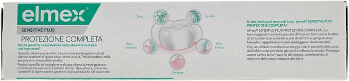 ELMEX SENSITIVE PLUS COMPLETE DENTIFRICIO TRIPLA AZIONE 75ML